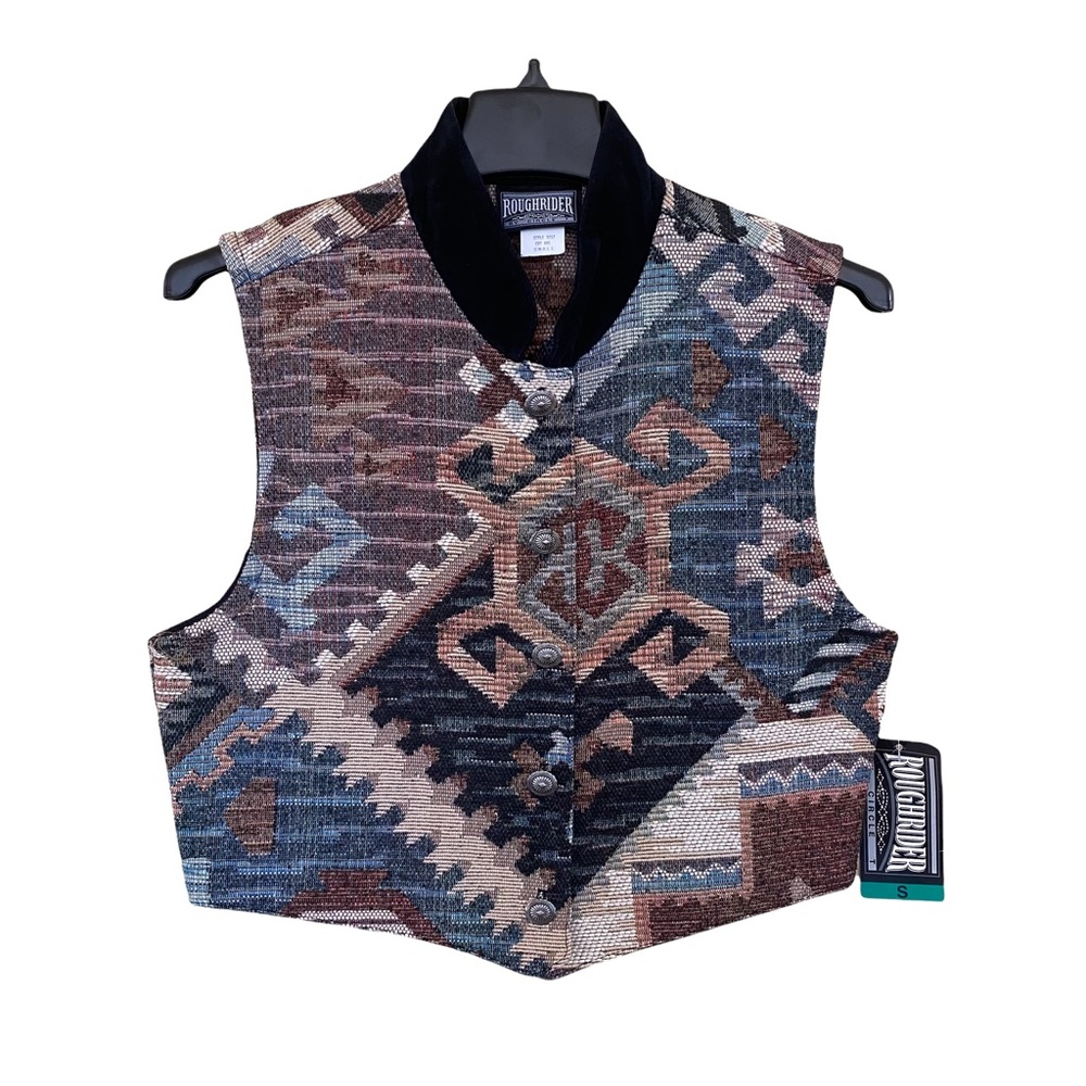 Roughrider Cowgirl/Western Tapestry Vest